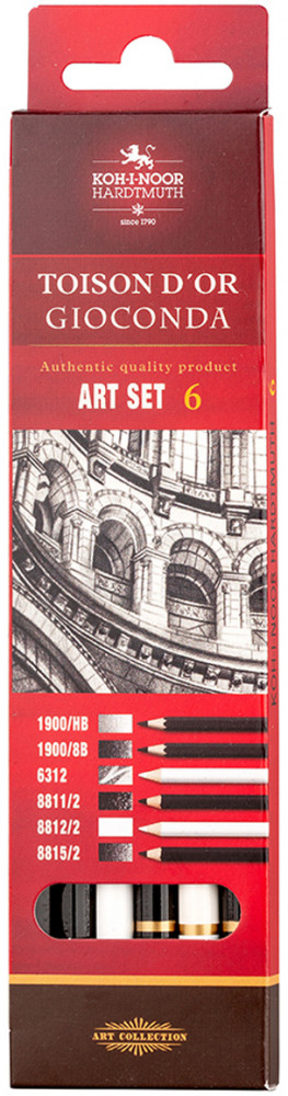 Набор графических материалов | Toison D`or & Gioconda | Koh-I-Noor