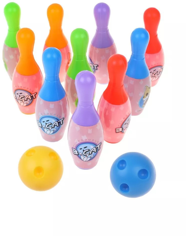 Набор для детского боулинга «Котики» | Наша игрушка