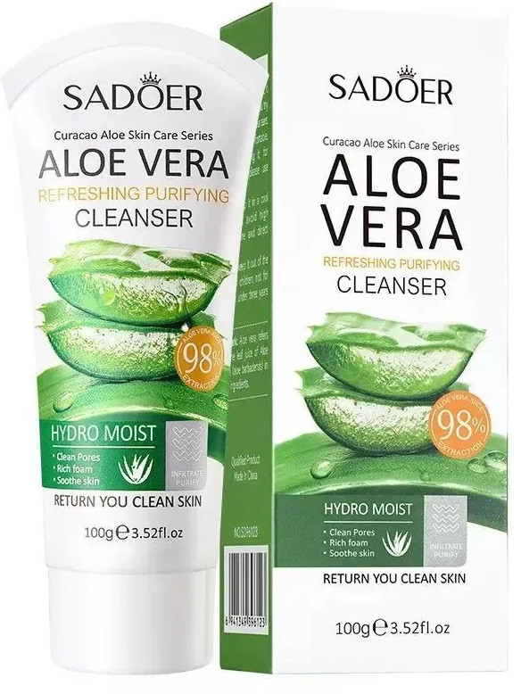 Гель-пенка для умывания Aloe Vera Cleanser | SADOER
