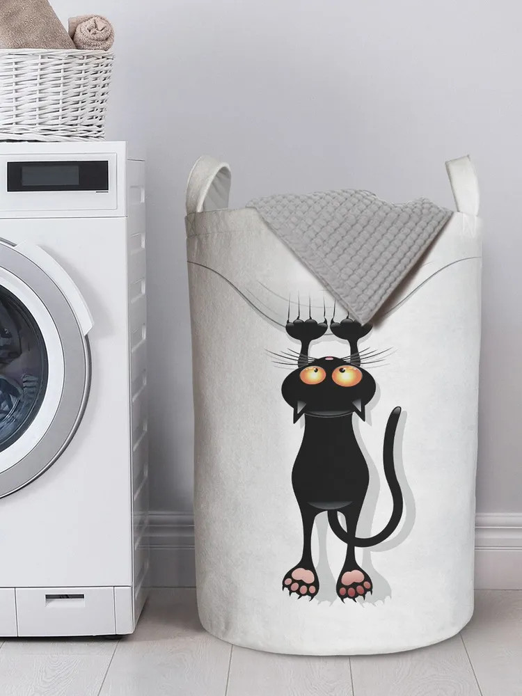 Корзина для белья «Кот-шкодник» | Кот-шкодник | JoyArty