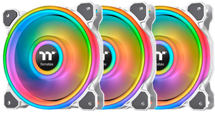Комплект кулеров для компьютерного корпуса Riing Quad 12 RGB | Thermaltake