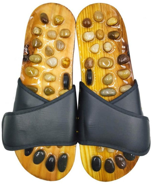 Тапочки массажные с камнями