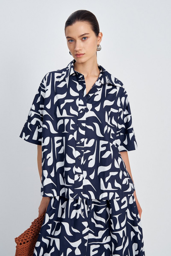 Рубашка женская с коротким рукавом | Finn Flare