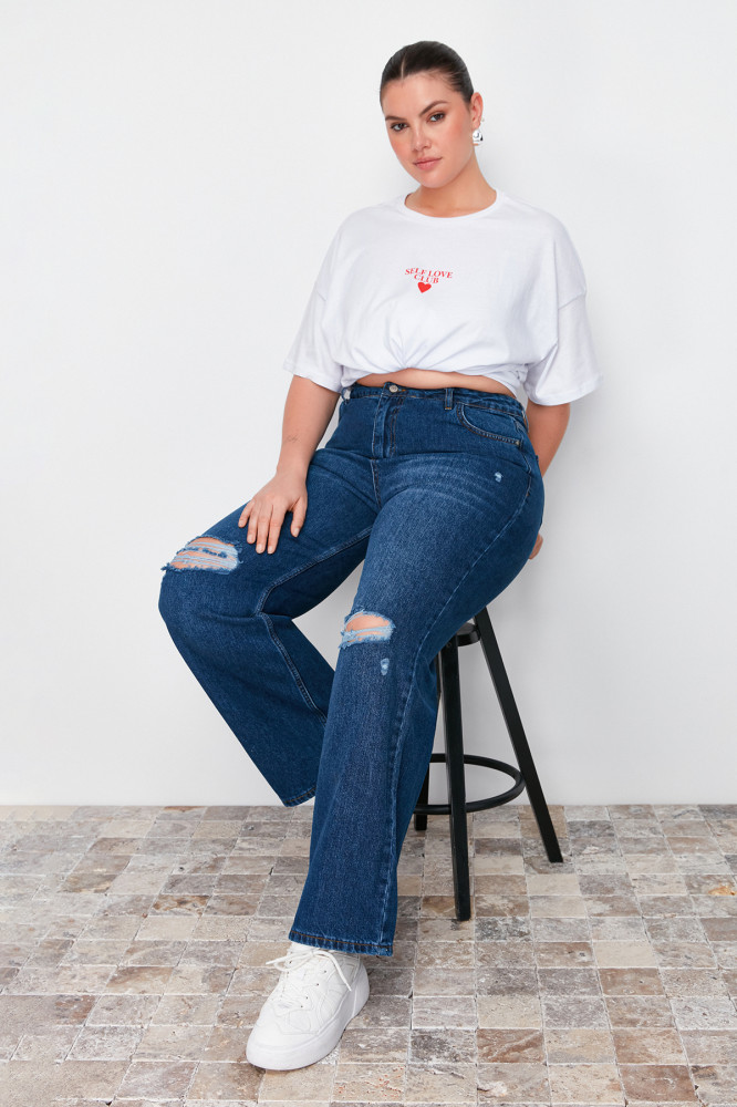 Джинсы женские | Trendyol Curve