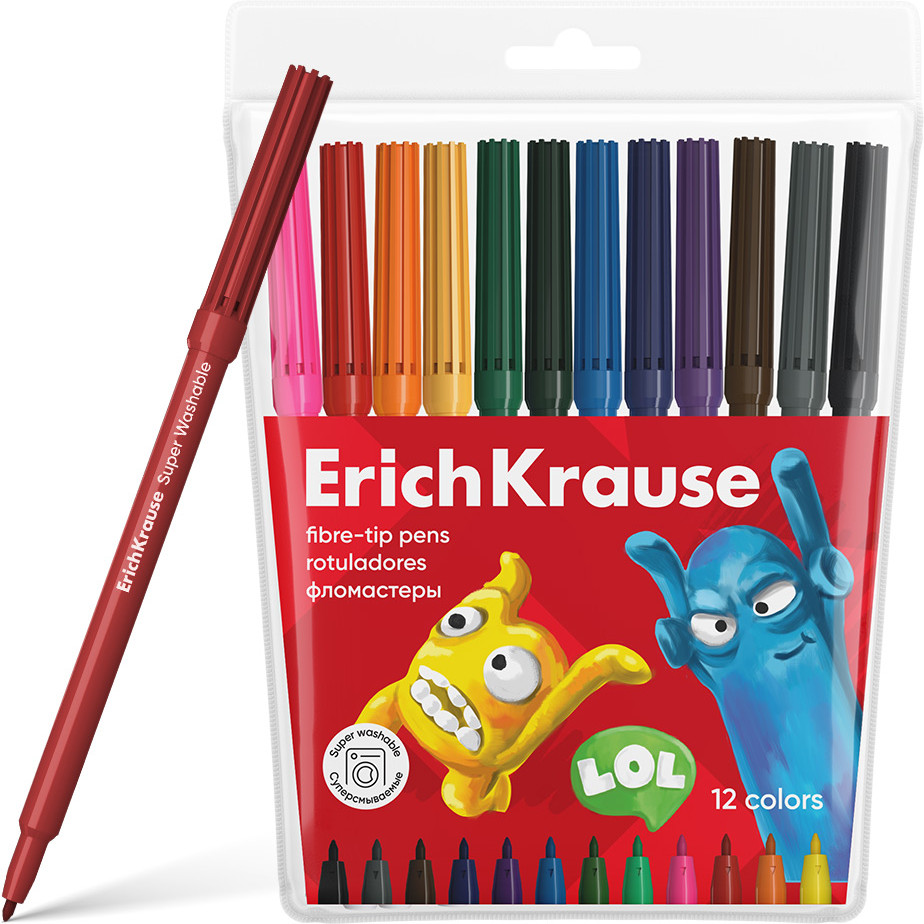 Фломастеры «Jolly Friends» | Jolly Friends | Erich Krause
