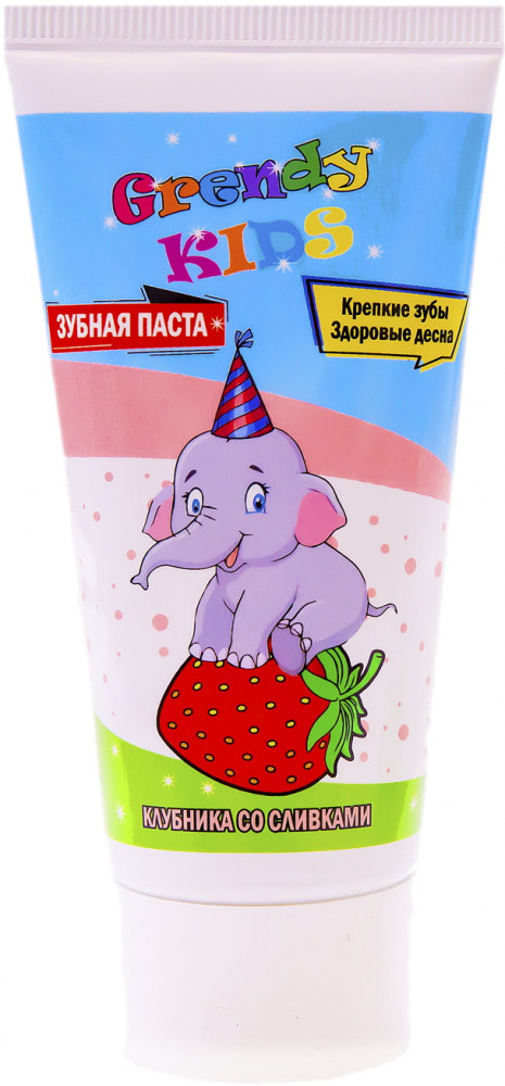 Зубная паста детская «Клубника со сливками» | Kids | Grendy
