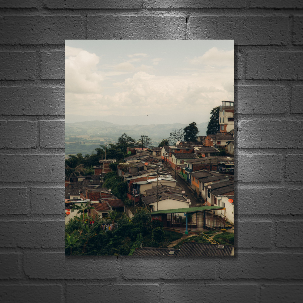 Постер «Горное поселение»