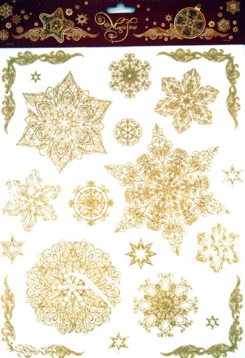 Украшение новогоднее оконное "Снежинки" (31248) | Новогодние украшения | Феникс Презент