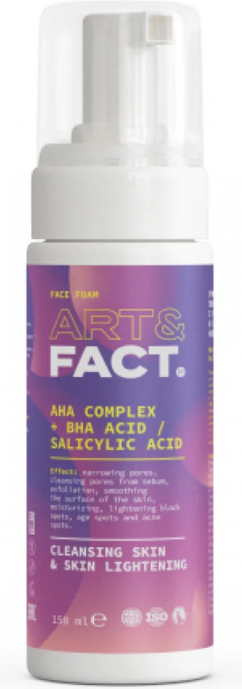 Пенка для лица «Aha Complex + Bha Acid/salicylic Acid» | Art&Fact