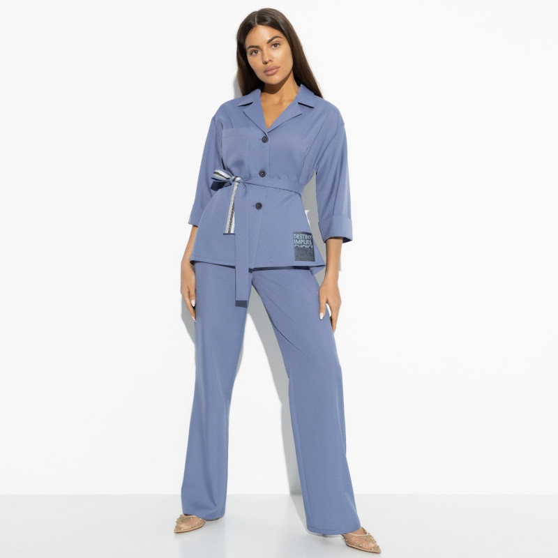 Костюм женский «Образец совершенства, live, 2 в 1, с поясом» | Charutti