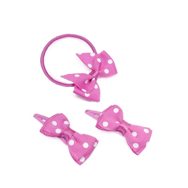 Комплект аксессуаров для волос: заколки - 2 шт., резинка - 1 шт. | Праздничная коллекция | PlayToday