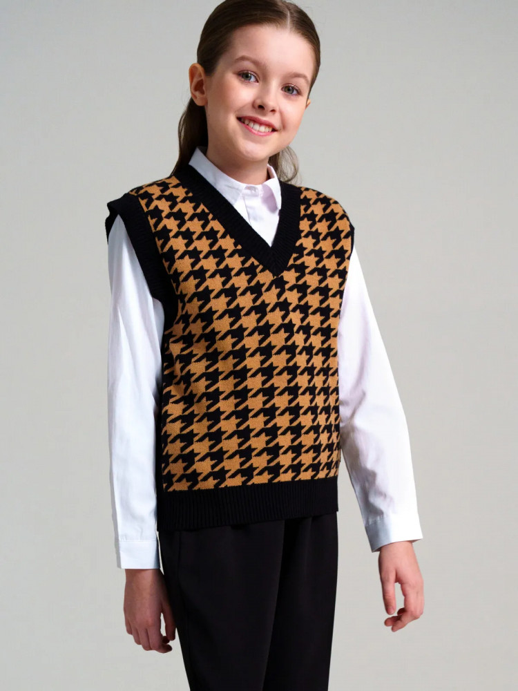 Жилет для девочек | School | PlayToday