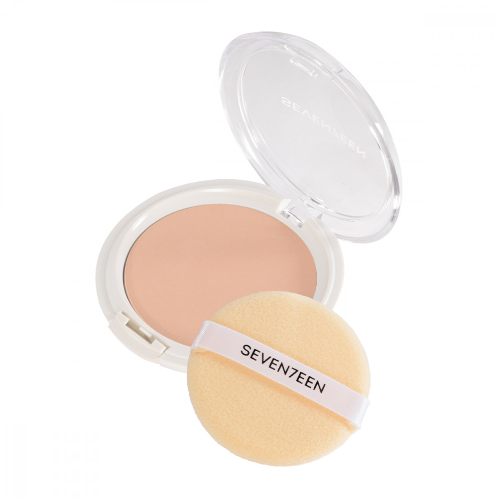 Компактная пудра для лица SPF15 «Natural Silky Transparent Compact Powder», оттенок № 05 мед | SEVEN7EEN