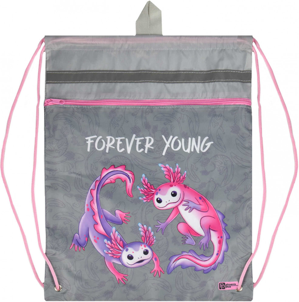 Мешок для сменной обуви «Парочка аксолотлей» | Подводный мир | Феникс +