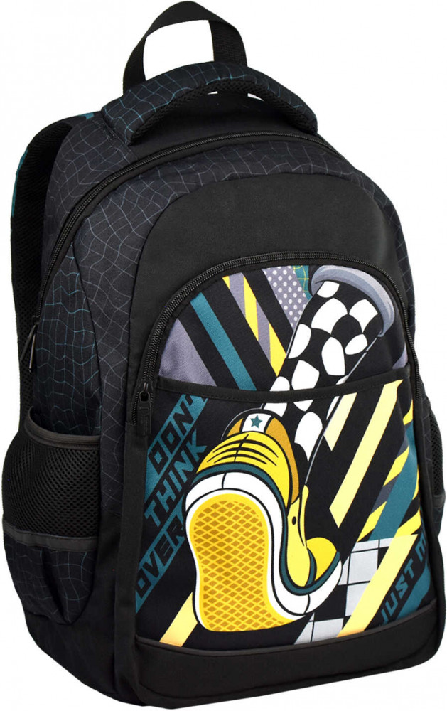 Рюкзак школьный | Черный дизайн | Феникс +