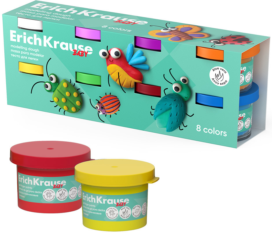 Тесто для лепки с алоэ вера | Baby | Erich Krause
