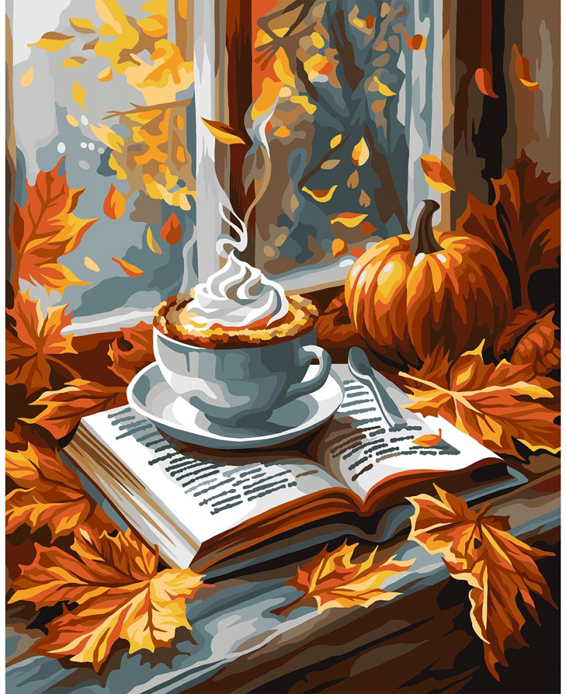 Набор для рисования по номерам «Эстетика осени» | Русская живопись