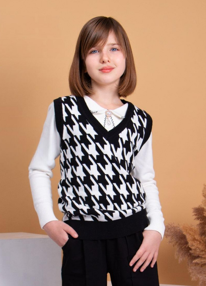 Жилет для девочек | School collection | Соль&Перец