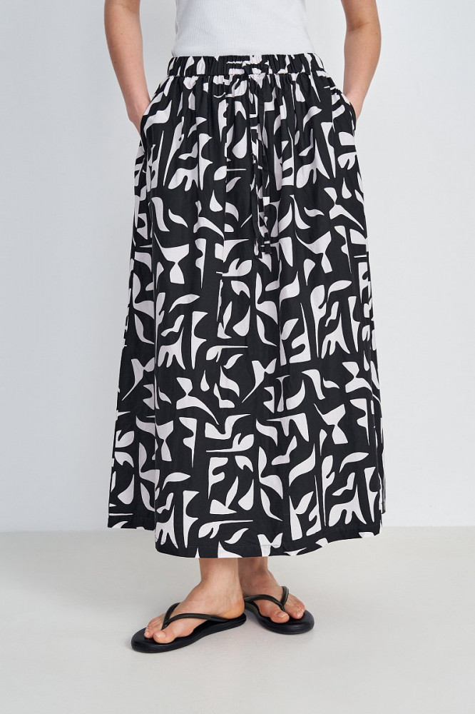 Юбка макси женская с принтом | Finn Flare