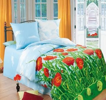 Комплект постельного белья «Маковый цвет» (арт. 10528, 2-спальный, БИОкомфорт, 2 наволочки 70х70)
