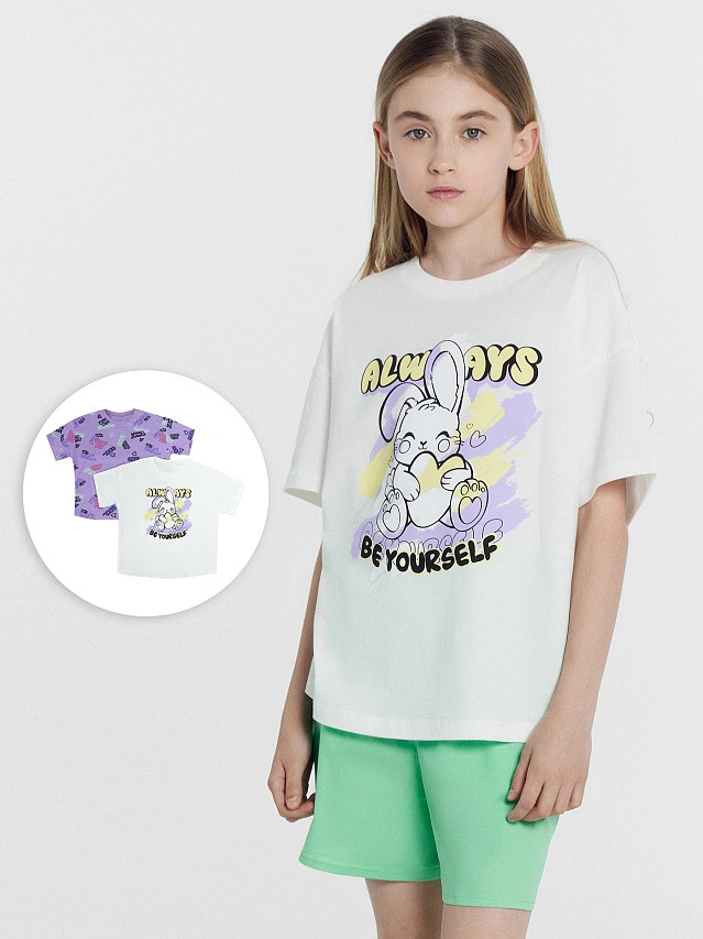 Комплект футболок для девочек | Mark Formelle