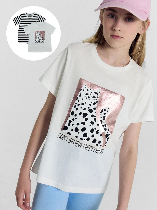 Комплект футболок для девочек | Mark Formelle