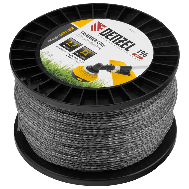 Леска для триммера двухкомпонентная | Denzel