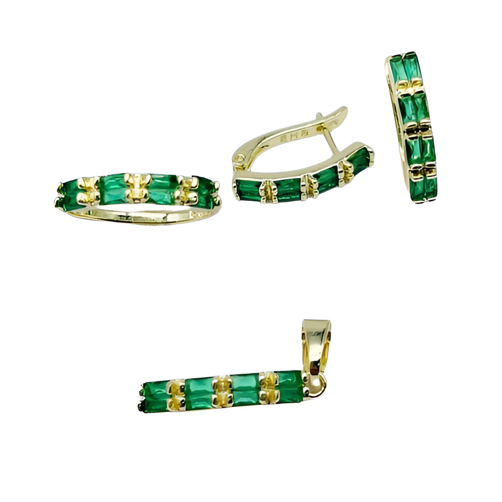 Комплект украшений с кристаллами | Tuimedaq