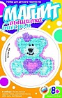 Вышивка бисером "Медвежонок с сердечком"