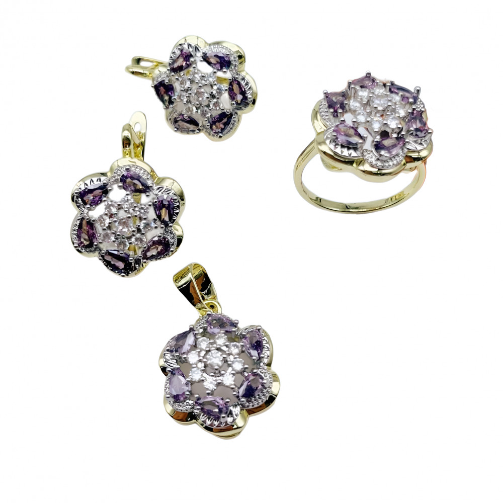 Комплект украшений с кристаллами | Tuimedaq