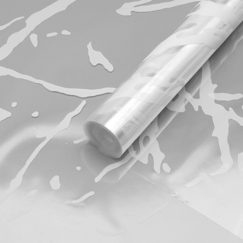 Пленка прозрачная в рулоне «Мрамор» | Айрис