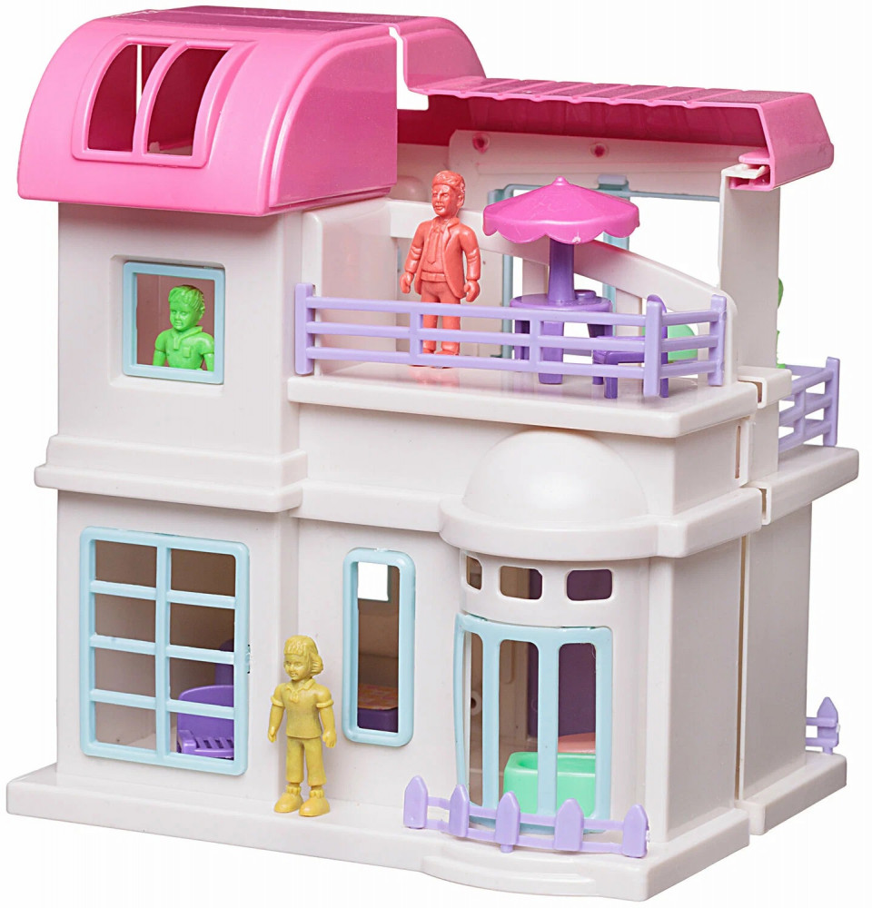 Дом кукольный складной «Вилла» | Junfa Toys