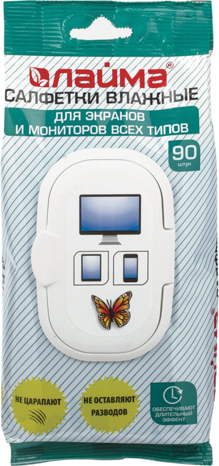 Салфетки влажные для экранов и мониторов | Laima