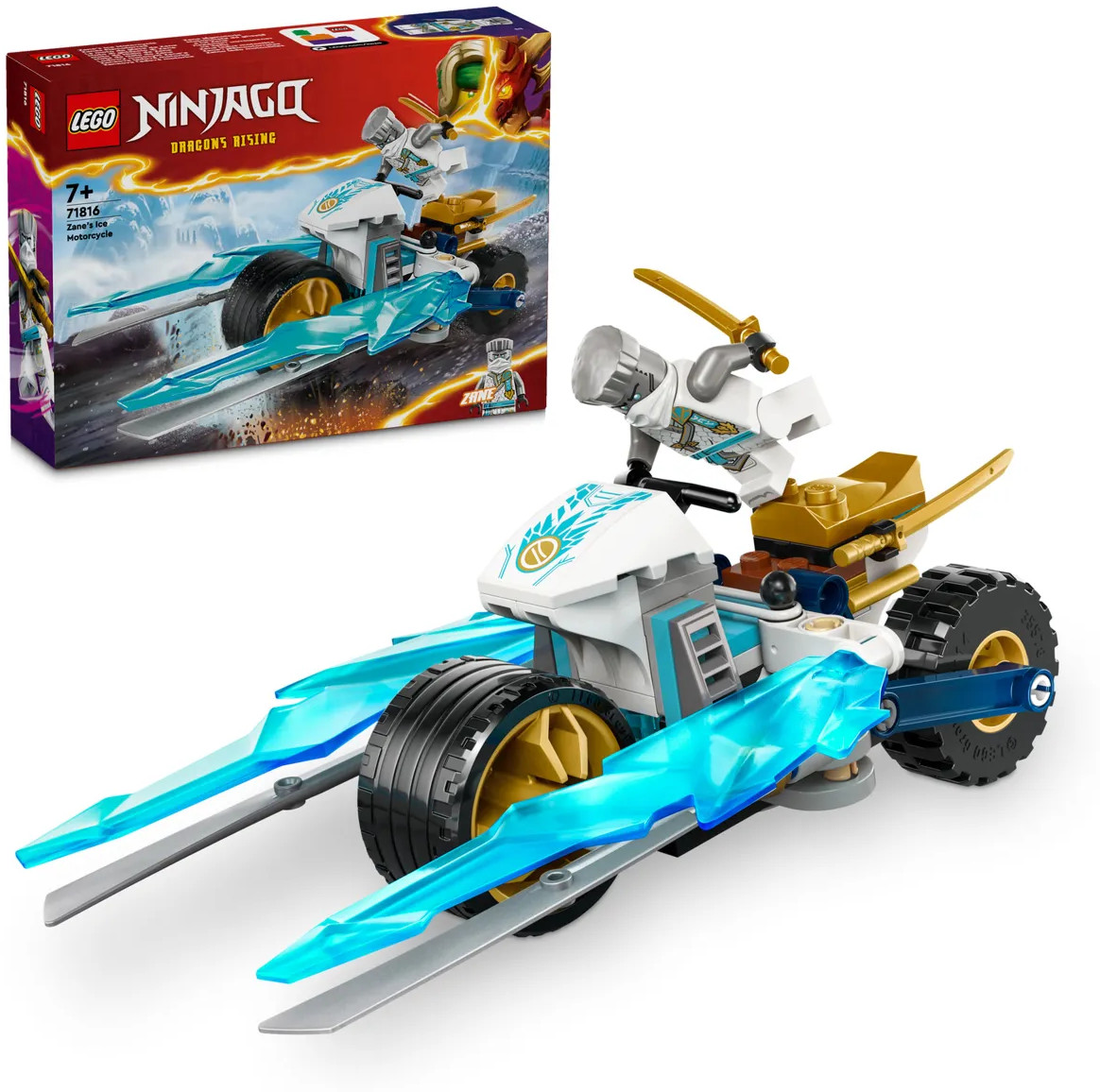 Конструктор Ninjago 71816 Ледяной мотоцикл Зейна. Zane's Ice Motorcycle | LEGO Ninjago | LEGO (ЛЕГО)