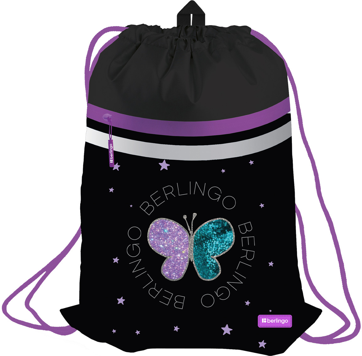 Мешок для обуви «Shining butterfly» | Berlingo