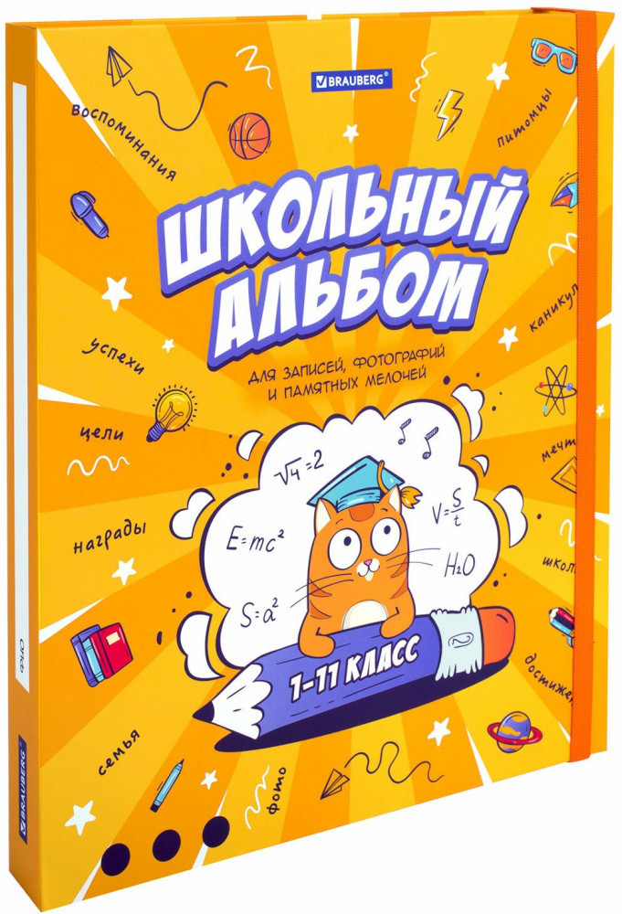 Папка-портфолио школьника «Школьный альбом» | Brauberg