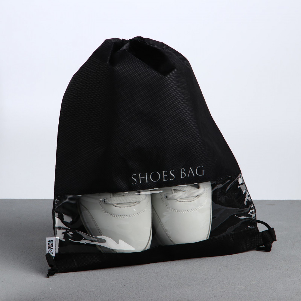 Мешок для обуви с прозрачным окном «SHOES BAG» | STUDY — Стиль | ArtFox
