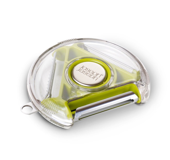 Овощечистка трёхсторонняя «Rotary Peeler», зеленая | Joseph Joseph