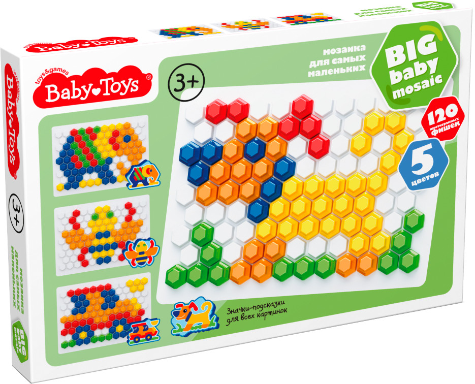 Мозаика шестигранная | Baby Toys