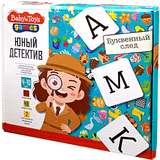 Игра настольная «Юный детектив. Буквенный след»