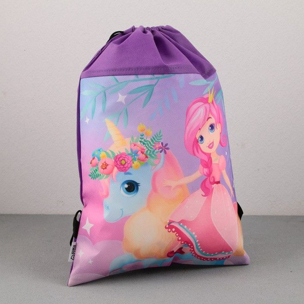 Мешок для обуви «Принцесса и единорог» | Study — Для девочки | ArtFox