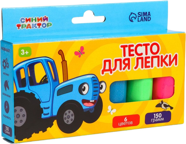 Тесто для лепки «Синий трактор» | Синий трактор | ArtFox