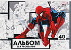 Альбом для рисования «Человек-паук»