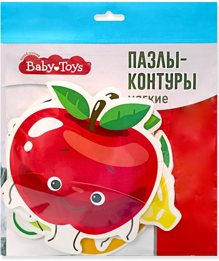 Пазлы-контуры мягкие «Фрукты» | Baby toys | Baby Toys