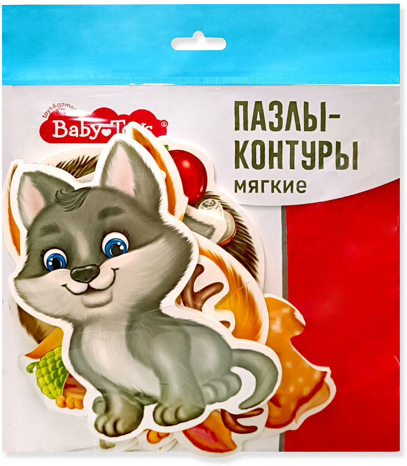 Пазлы-контуры мягкие «Первые пазлы» | Baby toys | Baby Toys