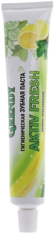 Зубная паста «Aktiv fresh лимон и отбеливание» | Grendy