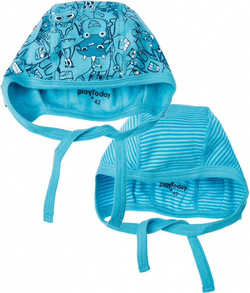 Комплект чепчиков для мальчиков | Funny Monsters | PlayToday