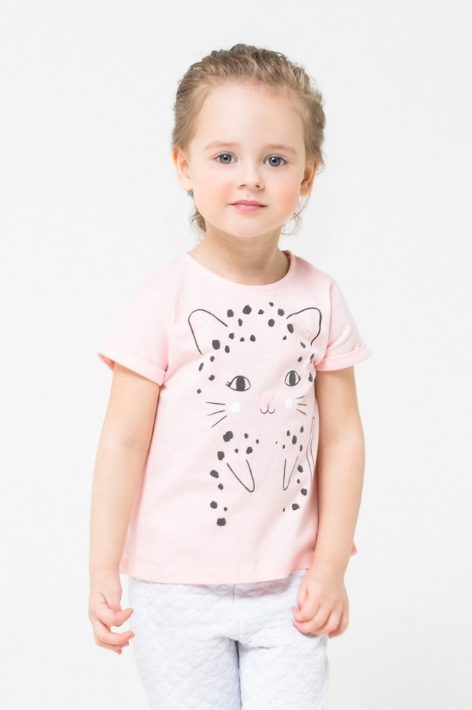 Футболка ясельная для девочек | Crockid