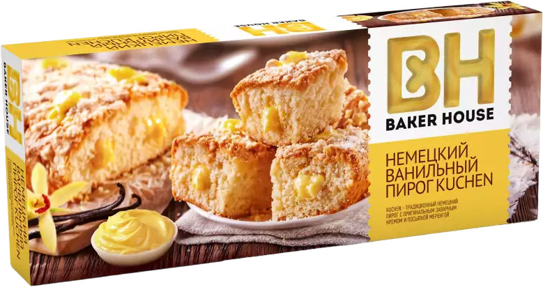 Пирог ванильный немецкий «Kuchen» | Baker House