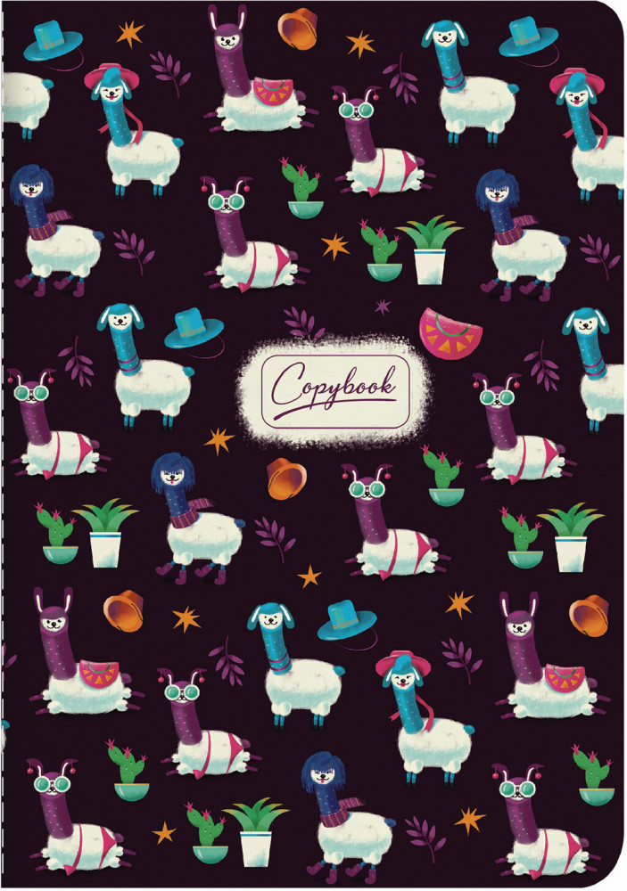 Тетрадь «Забавные ламы» | Brauberg